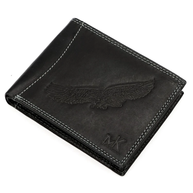 Skórzany męski portfel Money Kepper CDD 5600 BIRD