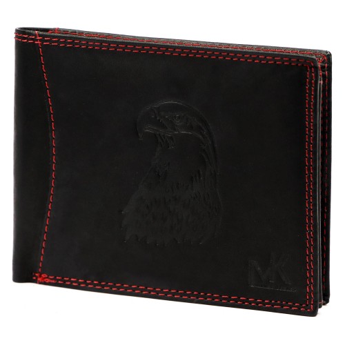 Skórzany męski portfel Money Kepper CDD 5600 EAGLE