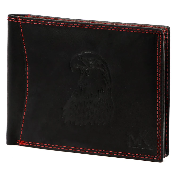 Skórzany męski portfel Money Kepper CDD 5600 EAGLE