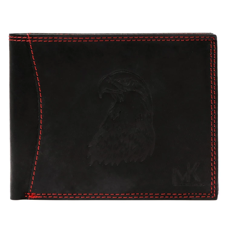 Skórzany męski portfel Money Kepper CDD 5600 EAGLE