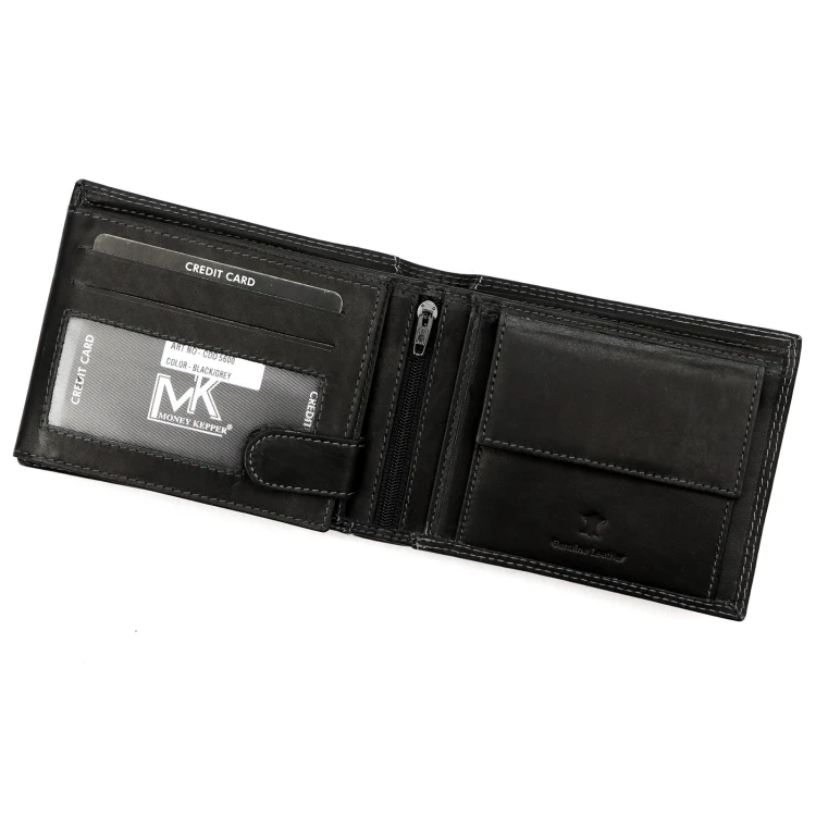 Skórzany męski portfel Money Kepper CDD 5600 WILD WEST