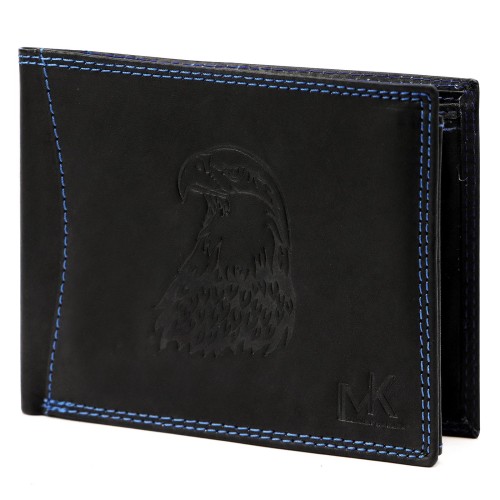 Skórzany męski portfel Money Kepper CDD 5600 EAGLE