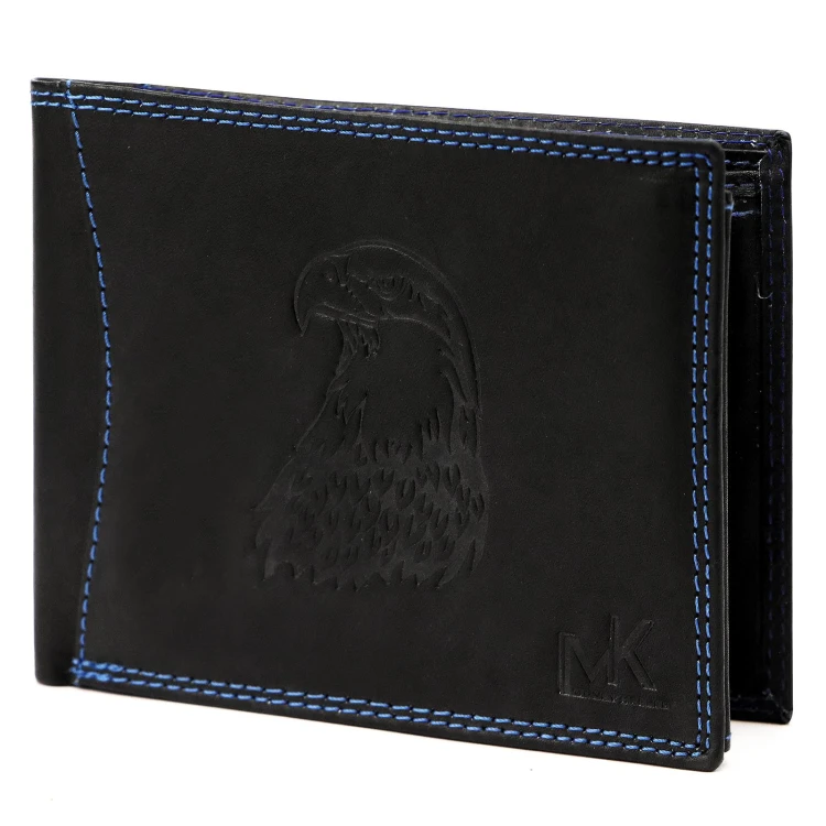 Skórzany męski portfel Money Kepper CDD 5600 EAGLE