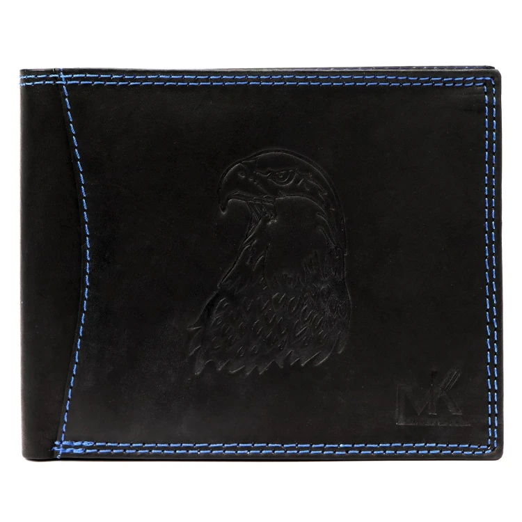Skórzany męski portfel Money Kepper CDD 5600 EAGLE