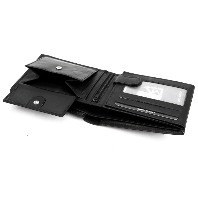Skórzany męski portfel Money Kepper CDD 5600 EAGLE