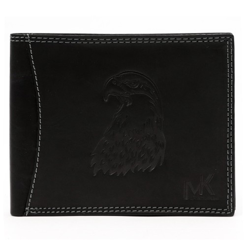 Skórzany męski portfel Money Kepper CDD 5600 EAGLE