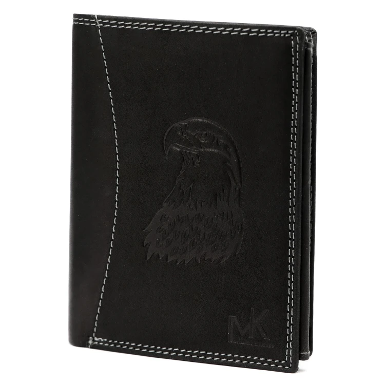 Skórzany męski portfel Money Kepper CDD 5601 EAGLE