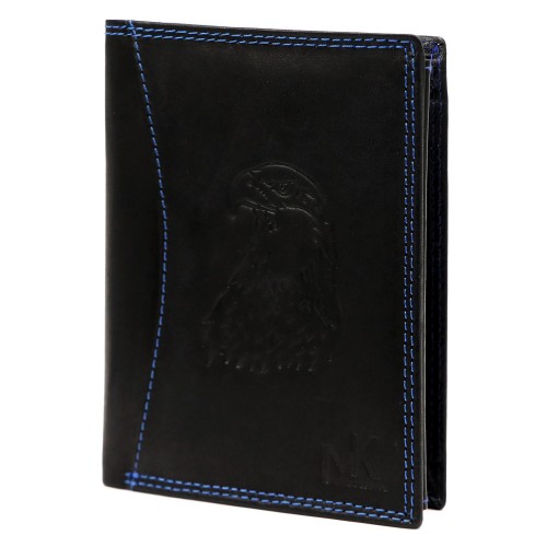 Skórzany męski portfel Money Kepper CDD 5601 EAGLE