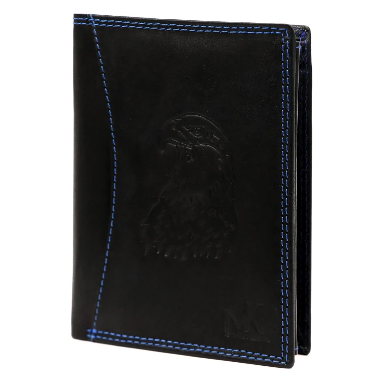Skórzany męski portfel Money Kepper CDD 5601 EAGLE