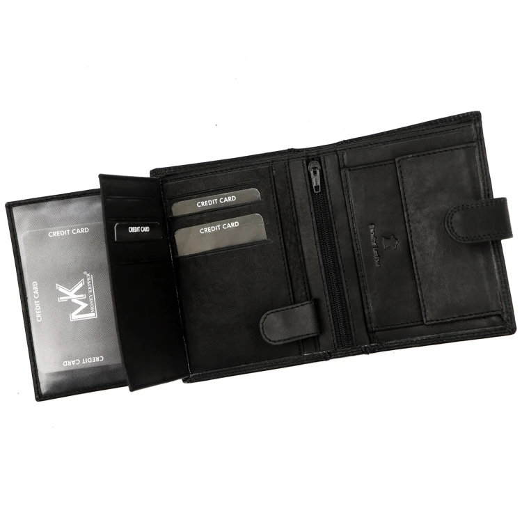 Skórzany męski portfel Money Kepper CDD 5601B WILD WEST