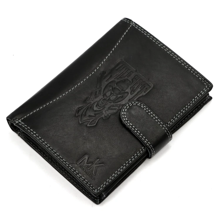 Skórzany męski portfel Money Kepper CDD 5601B WILD WEST