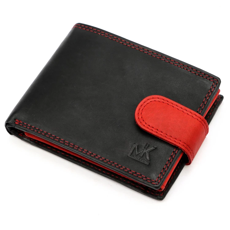 Skórzany męski portfel Money Kepper CNM 5600B RFID