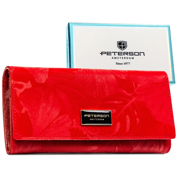 Skórzany damski portfel Peterson PTN PS401-MLF
