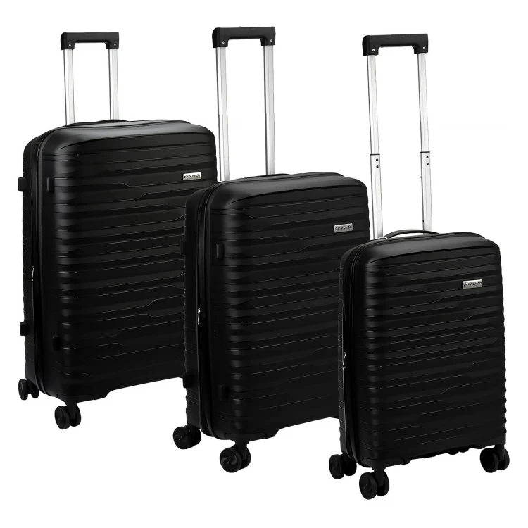 Mocna walizka damska z ABSu Pierre Cardin LEE10 PP16 x3 Z