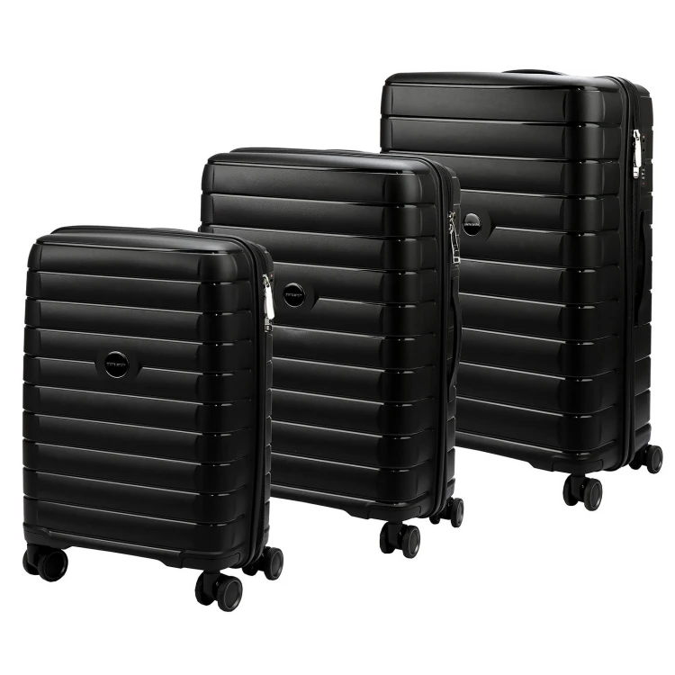 Mocna walizka damska z ABSu Pierre Cardin 2401 JOY05 x3 Z