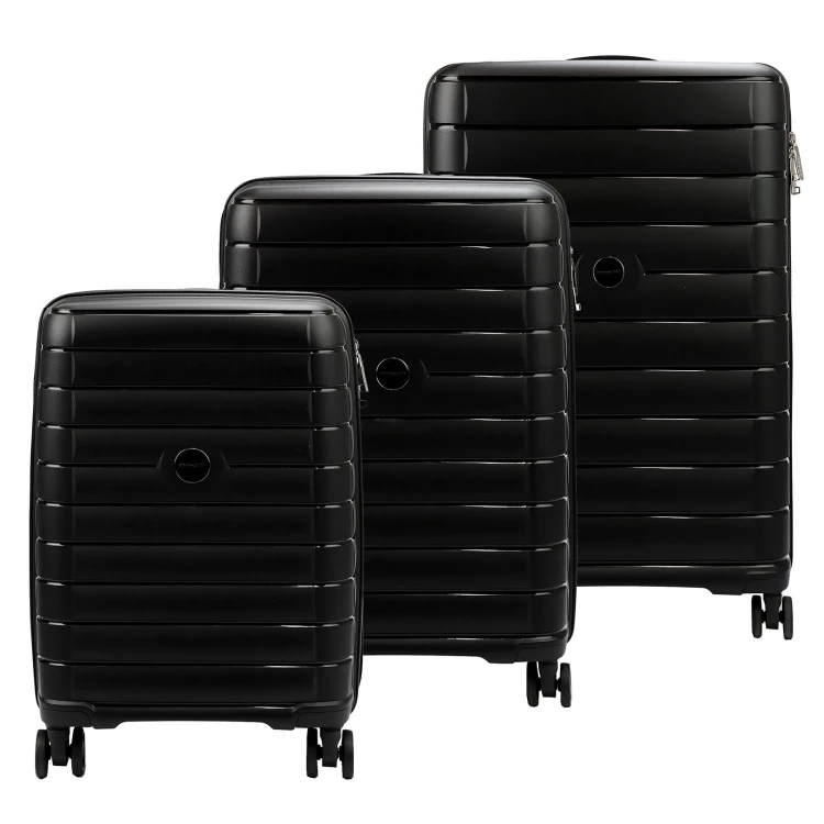 Mocna walizka damska z ABSu Pierre Cardin 2401 JOY05 x3 Z