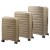 Mocna walizka damska z ABSu Pierre Cardin 2401 JOY05 x3 Z