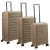 Mocna walizka damska z ABSu Pierre Cardin 2401 JOY05 x3 Z
