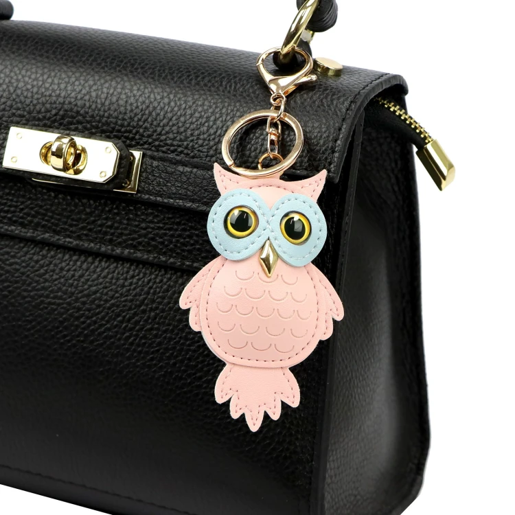 Skórzany brelok do kluczy sowa Florence BRE-9 OWL