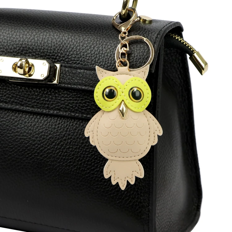 Skórzany brelok do kluczy sowa Florence BRE-9 OWL