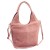 Duża zamszowa torebka shopper Luka 26-013 ze skóry naturalnej