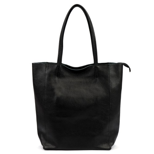 Duża skórzana torebka shopper Luka 26-084 Dollaro mieszcząca A4