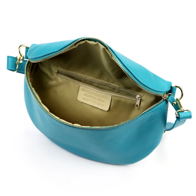Vera Pelle Torebka Damska Listonoszka Skóra Naturalna Nerka Crossbody