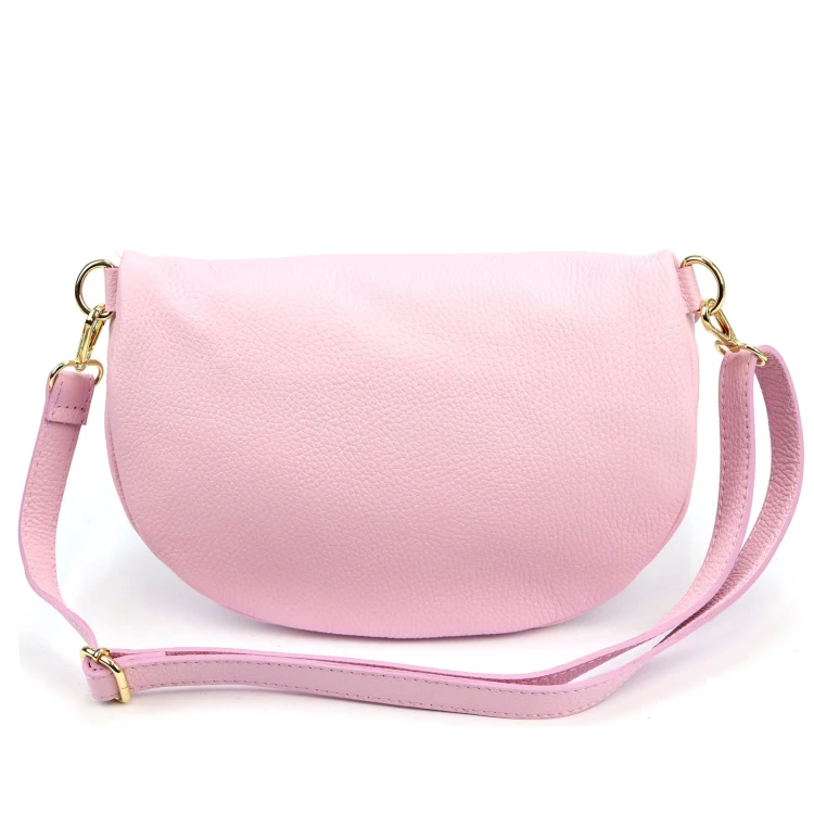Vera Pelle Torebka Damska Listonoszka Skóra Naturalna Nerka Crossbody