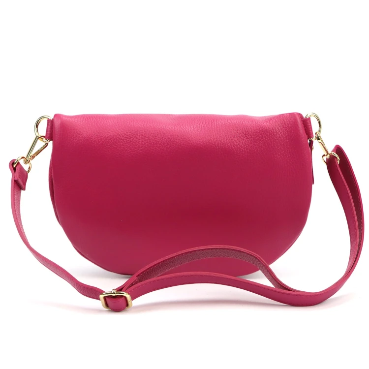Vera Pelle Torebka Damska Listonoszka Skóra Naturalna Nerka Crossbody