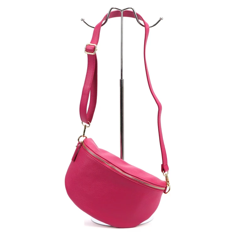 Vera Pelle Torebka Damska Listonoszka Skóra Naturalna Nerka Crossbody