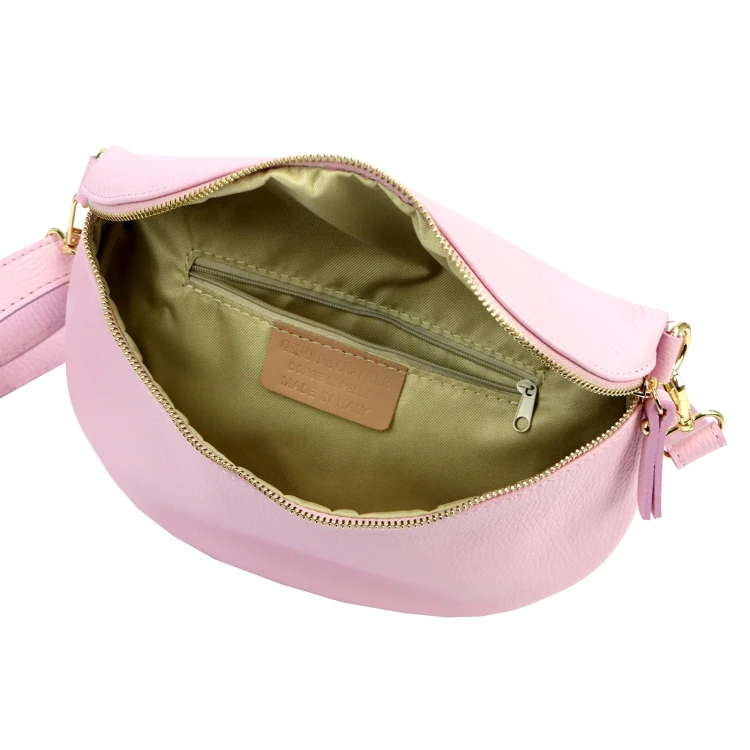 Vera Pelle Torebka Damska Listonoszka Skóra Naturalna Nerka Crossbody