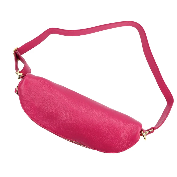Vera Pelle Torebka Damska Listonoszka Skóra Naturalna Nerka Crossbody