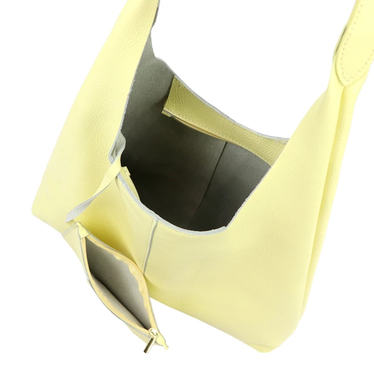 VERA PELLE Torba Damska Shopper Skóra Naturalna A4 Duża na Ramię z Etui