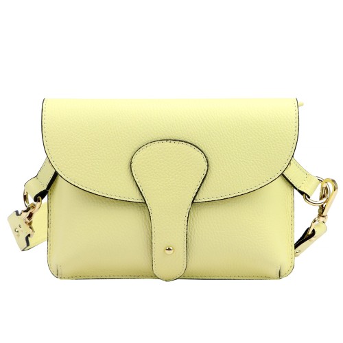 Vera Pelle damska listonoszka skóra naturalna crossbody torebka na ramię