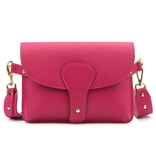 Vera Pelle damska listonoszka skóra naturalna crossbody torebka na ramię