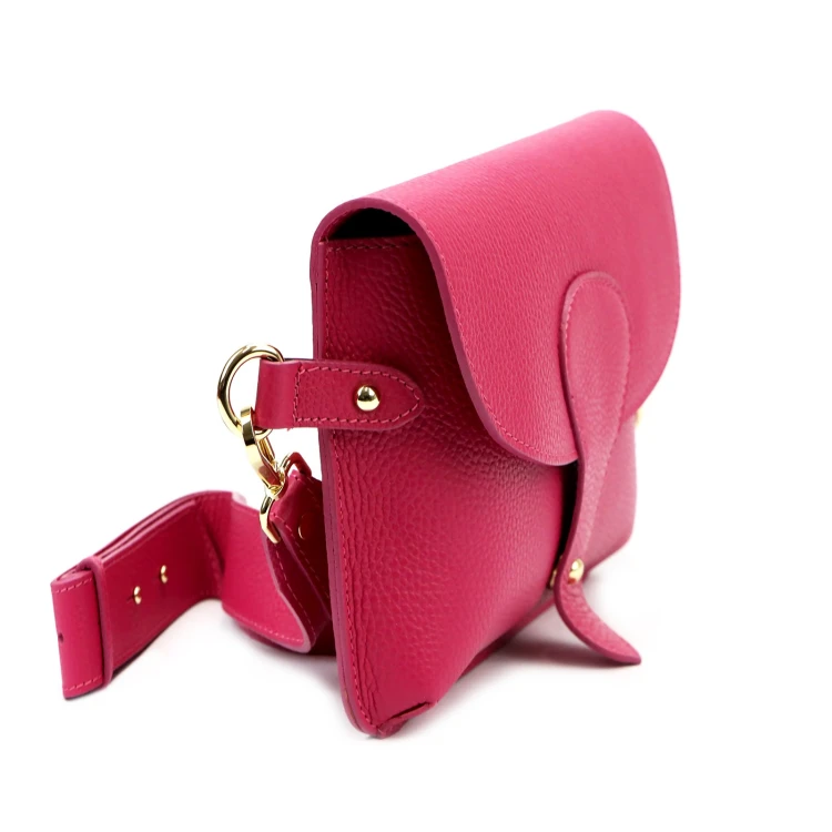 Vera Pelle damska listonoszka skóra naturalna crossbody torebka na ramię