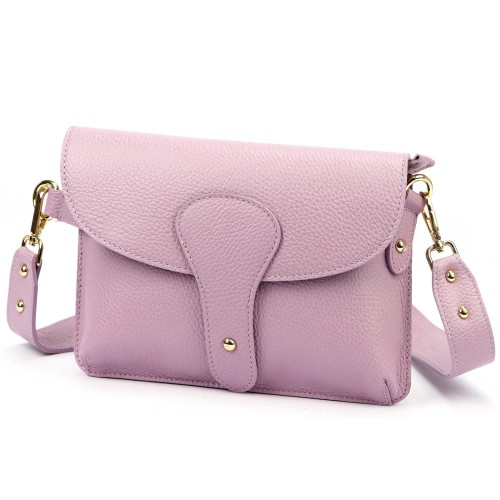 Vera Pelle damska listonoszka skóra naturalna crossbody torebka na ramię