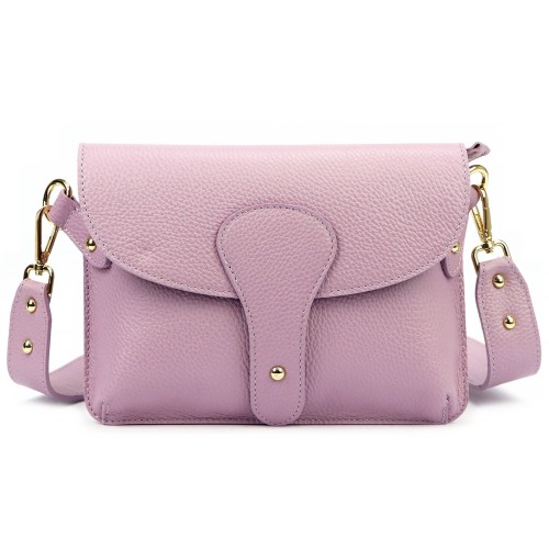 Vera Pelle damska listonoszka skóra naturalna crossbody torebka na ramię