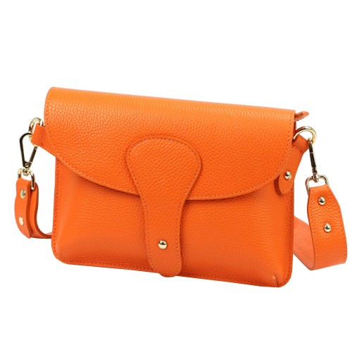 Vera Pelle damska listonoszka skóra naturalna crossbody torebka na ramię