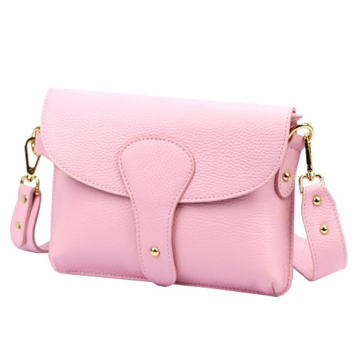Vera Pelle damska listonoszka skóra naturalna crossbody torebka na ramię