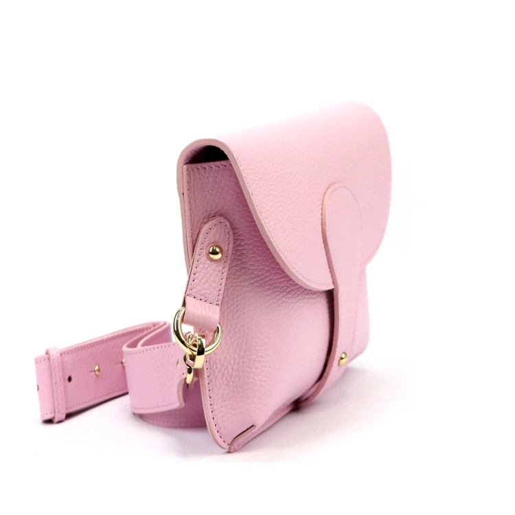 Vera Pelle damska listonoszka skóra naturalna crossbody torebka na ramię