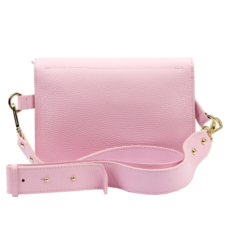 Vera Pelle damska listonoszka skóra naturalna crossbody torebka na ramię