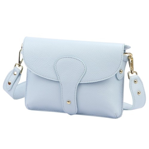 Vera Pelle damska listonoszka skóra naturalna crossbody torebka na ramię