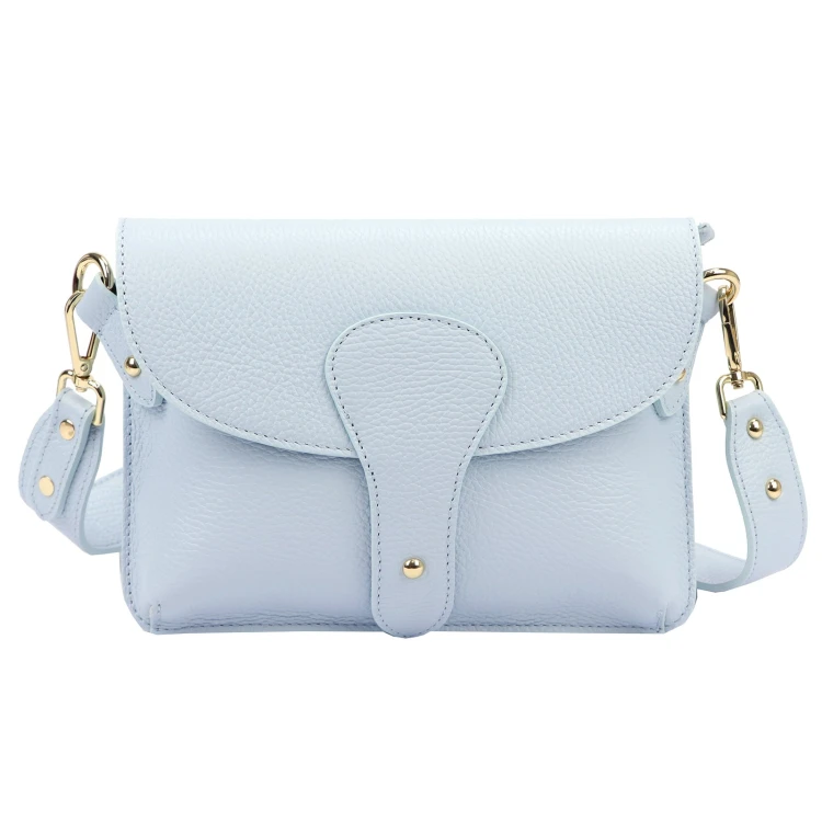 Vera Pelle damska listonoszka skóra naturalna crossbody torebka na ramię