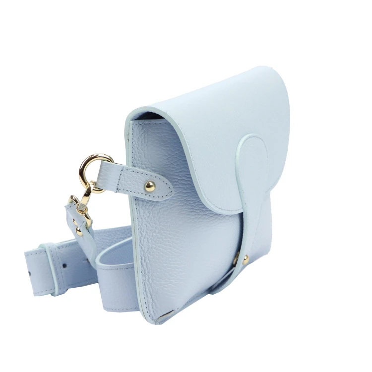 Vera Pelle damska listonoszka skóra naturalna crossbody torebka na ramię