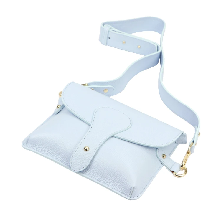 Vera Pelle damska listonoszka skóra naturalna crossbody torebka na ramię