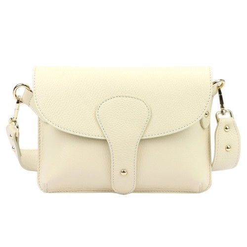 Vera Pelle damska listonoszka skóra naturalna crossbody torebka na ramię