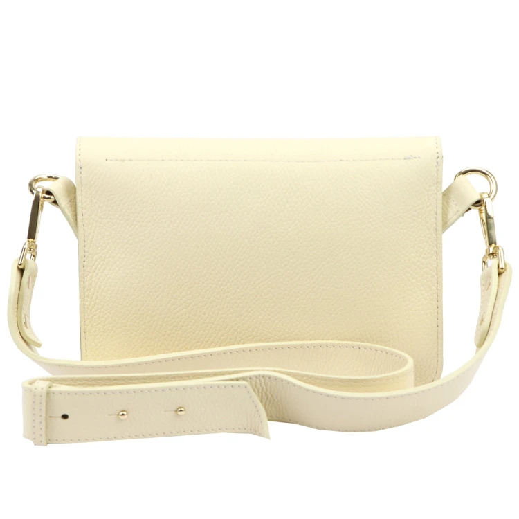 Vera Pelle damska listonoszka skóra naturalna crossbody torebka na ramię