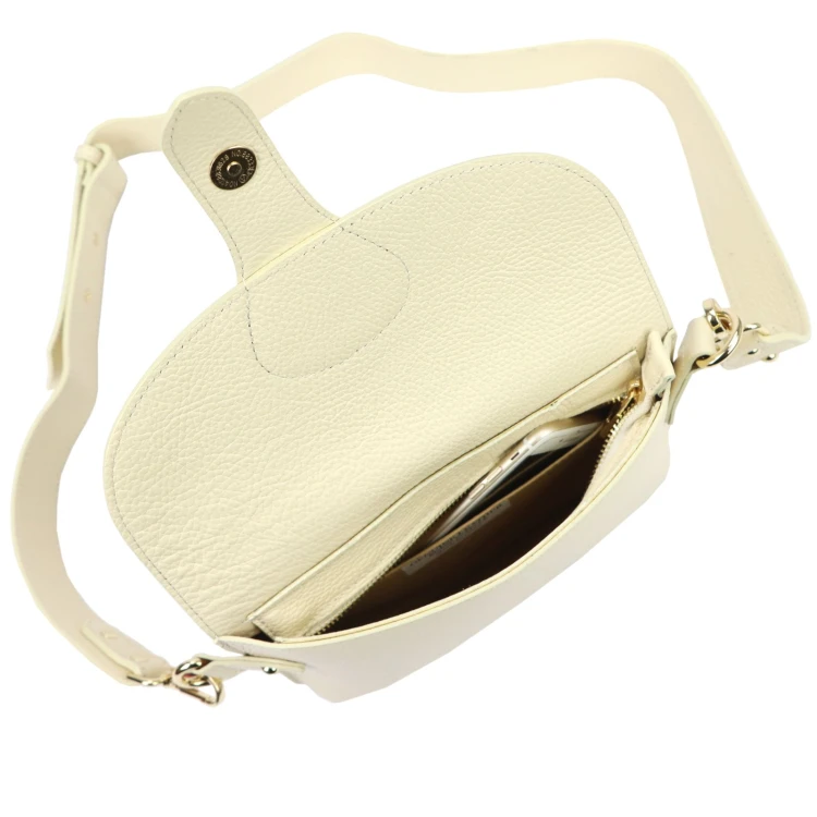 Vera Pelle damska listonoszka skóra naturalna crossbody torebka na ramię