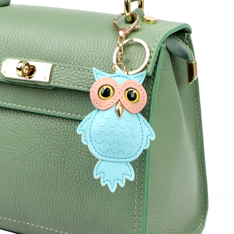 Skórzany brelok do kluczy sowa Florence BRE-9 OWL